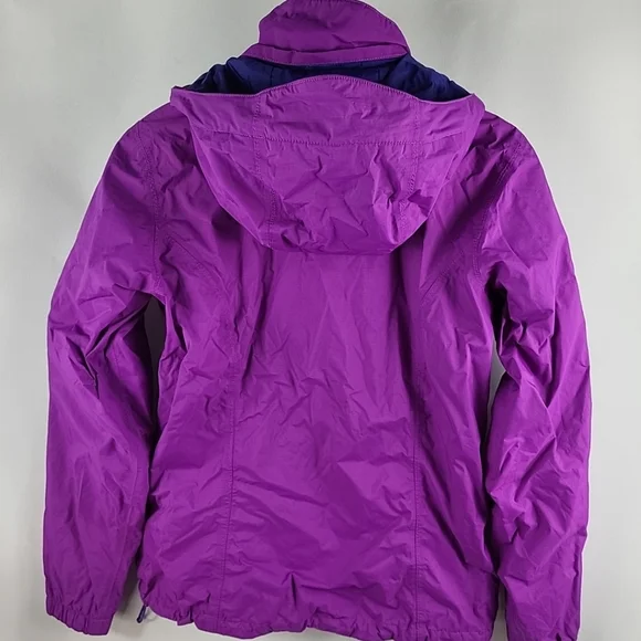 North Face Women's HyVent Purple Jacket Medium Hooded Windbreaker - Picture 2 of 8